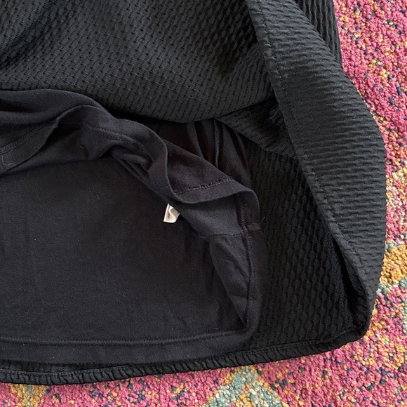 Free People | Womens Black Mini Dress Cream Crochet Peter Pan Collar Open Back M - Picture 14 of 16